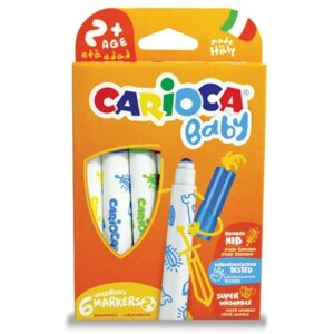 marcadores para bebé, 6 piezas.