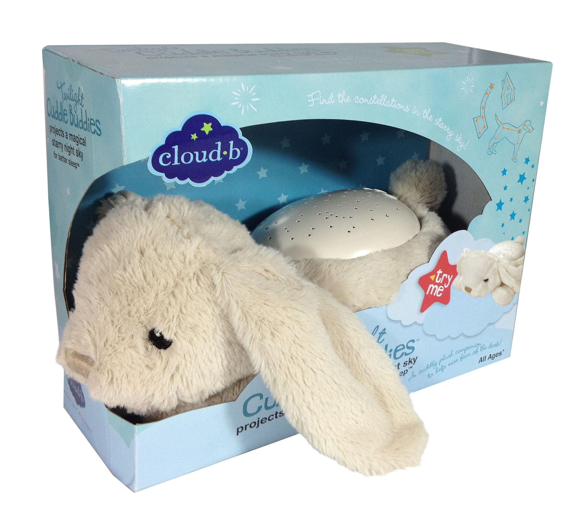 peluche proyector twilight buddies, conejito peluche proyector twilight buddies, conejito