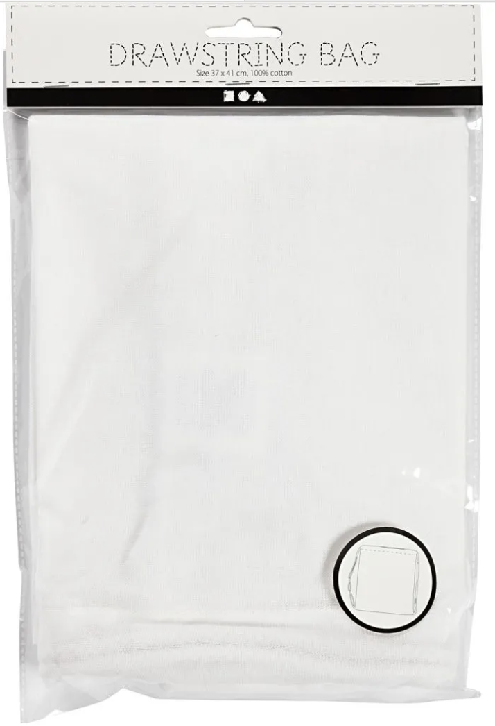 bolsa para zapatos / gimnasio blanco (37x41 cm) bolsa para zapatos / gimnasio blanco (37x41 cm)