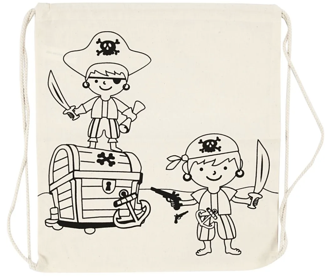 bolso de gimnasia piratas naturaleza ligera (37x41 cm) bolso de gimnasia piratas naturaleza ligera (37x41 cm)